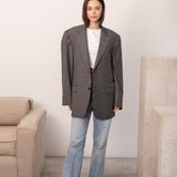 Grey oversized Hailey blazer