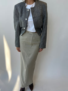 Silk bomber jacket