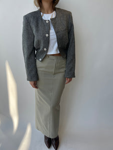 Silk bomber jacket