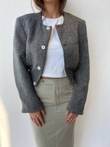 Silk bomber jacket