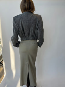 Silk bomber jacket