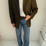 Autumny coloured contrasted blazer