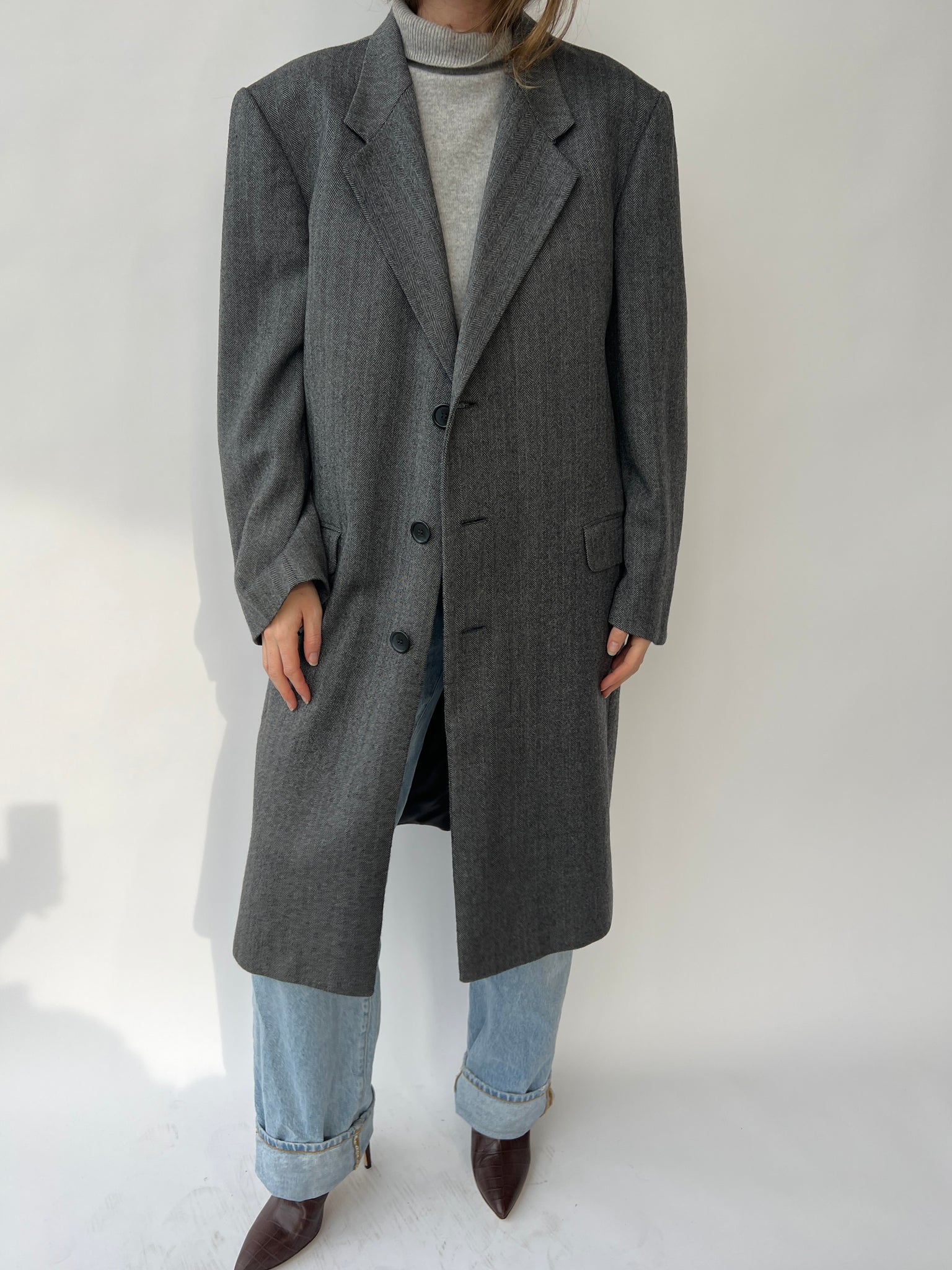 Grey coat