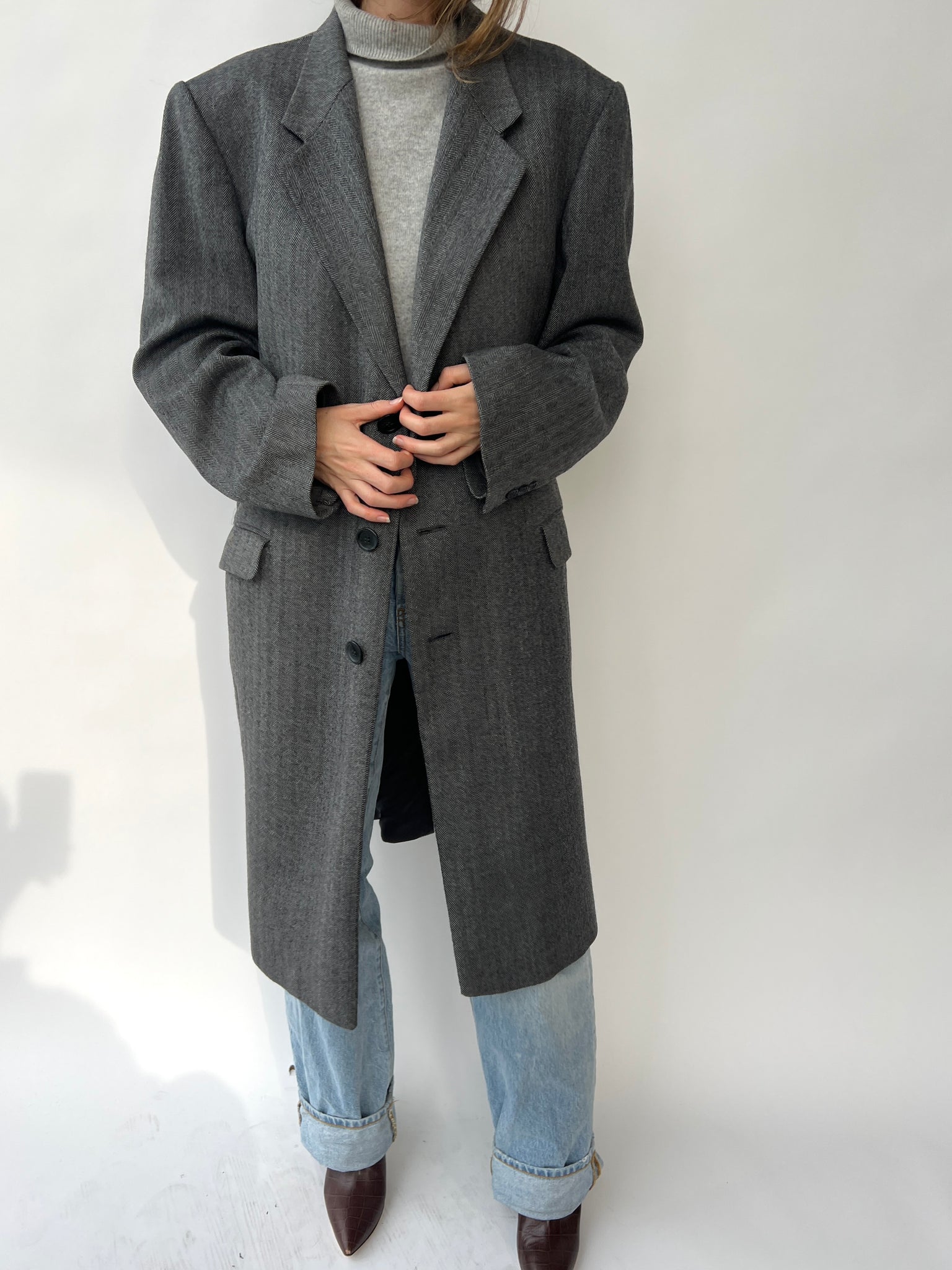Grey coat