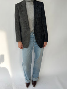 Dark contrasted blazer