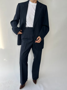 Beautiful blue suit with flared legs