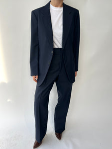 Beautiful blue suit with flared legs