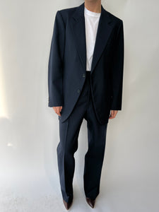Beautiful blue suit with flared legs