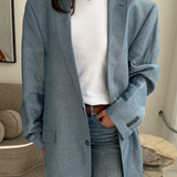 Stunning blazer in bright blue