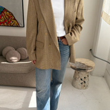 Stunning Dior blazer in beige plaid