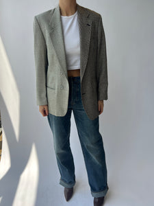 Grey toned contrasted blazer