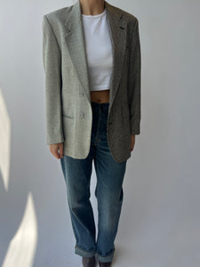 Grey toned contrasted blazer
