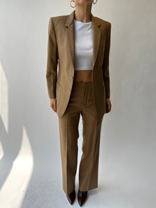 Caramel suit