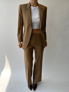 Caramel suit