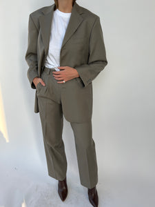 Pale brown suit