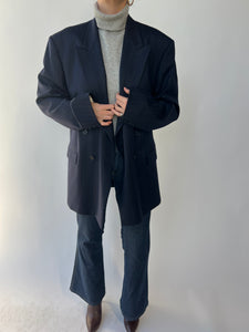 Navy double breasted Dior blazer