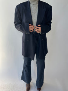 Navy double breasted Dior blazer