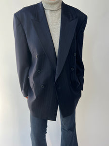 Navy double breasted Dior blazer