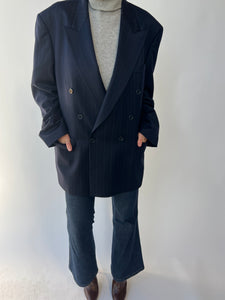 Navy double breasted Dior blazer