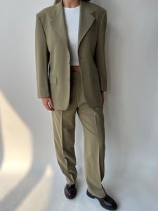 Beige Dior suit