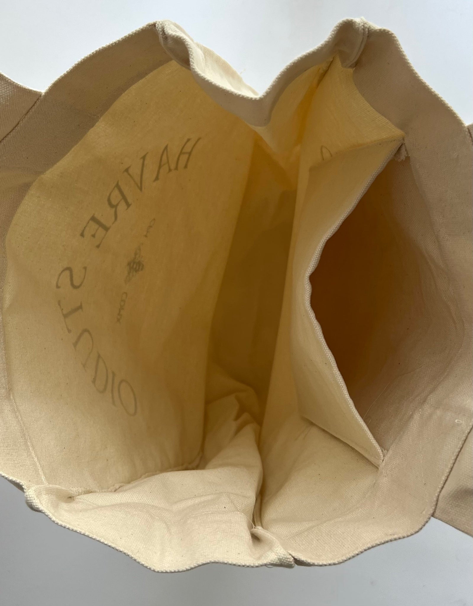 Havre Studio Tote in deep green with inner pocket